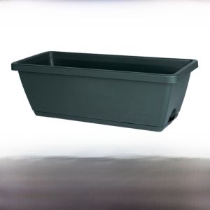 Nordic Style Large Size Plastic Hanging Flower Pot for Balcony Vegetable Gardening Long Rectangle Plant Tray Home Garden