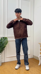 Libra - Work Jaket Boxy Vintage Pria Cowok Dewasa Keren Kece Terbaru Premium