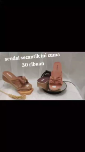 WEDGES SANDAL WANITA/ SANDAL WANITA TERBARU/ FHASION WANITA/ SANDAL WEDGES PITA MODEL TERBARU