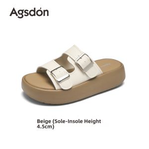 Agsdon | Thick Soled Casual Summer Sandal Slides