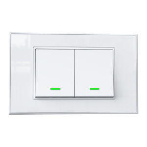 Milfra Smart Wifi Switch IT KR Standard Wireless Home Wall Button Switches 1/2/3 Gang Timer Voice Control for Alexa Google Home