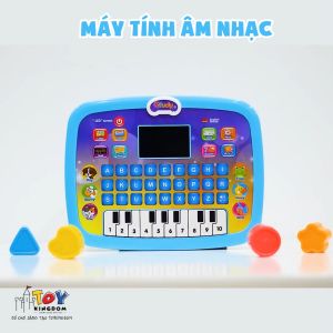 Máy Tính Đồ Chơi Học Tiếng Anh Cho Bé (Màn Hình LED) Toykingdom - Giúp Bé Tránh Xa Tivi