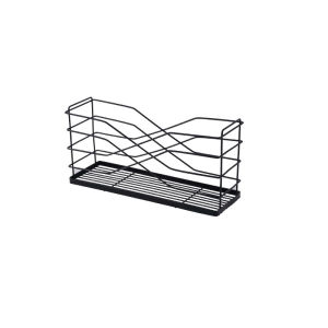 🔥 Metal Hanging Storage Household Spice Rack Seasoning Spice Organiser Drainer No Hole Organiser