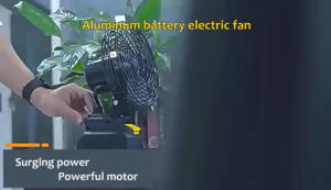 Makita Portable 8-Inch Desk Fan with Lithium Battery Quick Charge Strong Wind and Quiet Operation