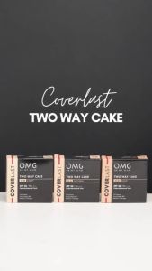 OMG Oh My Glam Coverlast Two Way Cake 12g - Bedak Padat