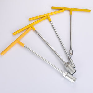 ประแจ ตัวT เลือกได้สี่ขนาด ความแข็งสูง แรงบิดสูง ความเหนียวดี กันสนิม ไม่เสียรูปง่าย หมุนสกรูได้ง่าย(เครื่องมือช่าง ประแจตัวทีประแจบล็อกตัวทีประแจบล็อกตัวTบล็อกตัว Tบล็อก ตัว Tเครื่องมือซ่อมรถ ประแจบล็อกตัวที T ด้ามขันตัวที ตัวทีเบอร์8 10 12 14