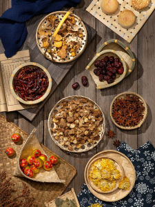 Dustpan Agricultural Products Dry Food Food Food Photography Posing Shooting Photo Props Retro Style Decoration Ornaments