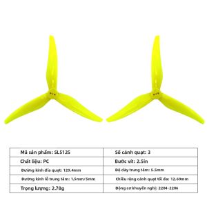 GEMFAN | Ống Quạt Đảo Chiều 5 Inch