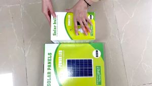 🔥ซื้อ1แถม1 🔥ไฟโซล่าเซลล์ โซล่าเซลล์ หลอดไฟโซล่าเซลล์ หลอด LED Solar Light 8000W 3สี แสงสีม่วง ฟาร์ม คอกวัว คอกไก่ ไล่แมลง ชาร์จพลังงานแสงอาทิตย์ ชาร์จไฟบ้าน มีแบตในตัว