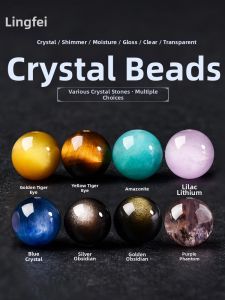 LINGFEI | DIY Natural Gemstone Beads for Bracelets