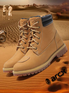 รองเท้าบiker หนังวัว Arcx สำหรับผู้ชาย รองเท้าบiker แบบลำลอง รองเท้าป้องกันการตกหล่นบนทางพื้นผิว รองเท้าบiker สำหรับผู้ชายและผู้หญิง