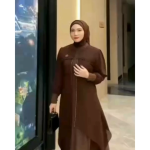 Jasmine Dress Outer Menyatu Ceruty Babydoll full furing Aplikasi Swaroski Gamis Abaya Sultan Model Mewah Baju Gamis Abaya Hitam Burgandy Mahogany Maroon Payet Terbaru 2026 Lebaran Remaja Dewasa Premium Jumbo Gamis Mewah Kondangan Pesta Elegan