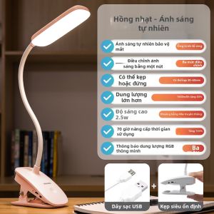 Philips | Đèn Bàn Học Kẹp Bảo Vệ Mắt Sạc Được