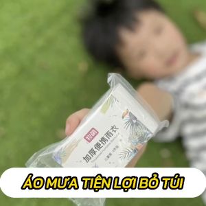 Áo Mưa Giá Ưa Đãi Áo Mưa Du Lịch Bỏ Túi Nhỏ Gọn Chất Liệu PE Dai Có Thể Tái Sử Dụng Nhiều Lần Cleacco AMTL MVP Sport