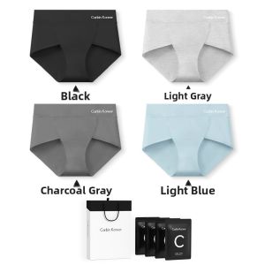 CarbinKoneer | CarbinKoneer High Waist Womens Underwear Pure Cotton Breathable Antibacterial Seamless Triangle Panties Abdomen Lifting