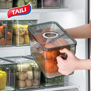 [Siêu Tiện Lợi] Hộp nhựa đựng thực phẩm hộp bảo quản thực phẩm tủ lạnh trong suốt có khay lót đáy và tay cầm tiện lợi