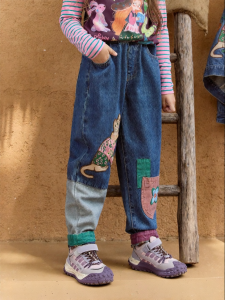 PPTOWN | Autumn 2026 New Thin Soft Denim Childrens Pants