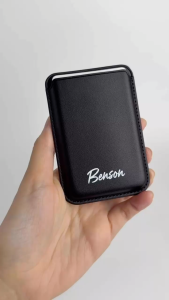 GALADO SlimMag Leather Wallet (Vegan Leather) With Name Customisation