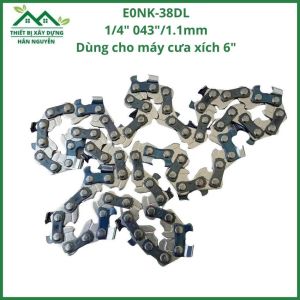 Dây xích máy cưa xích Dekton E0NK-38DL 1/4" 043"/1.1mm dùng cho lam 6 inch máy M21-CS06BLC