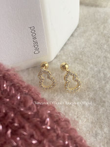 Fu Lu Good Fortune Fortune Body 925 Sterling Silver Gourd Diamond Stud Earrings Elegant All-Match Commute New Year 2024 Earrings