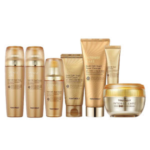 TONYMOLY Intense Care Gold 24K Snail Collection (Toner / Emulsion / Serum / Foam cleanser / Eye Cream / Cream)