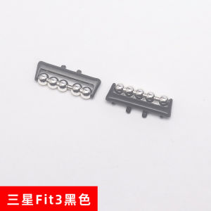 Samsung Watch8/7 Ultra Compatible Beaded Bracelet Connector Fit3 Stainless Steel Watchband Clasp for Smartwatch Accessories