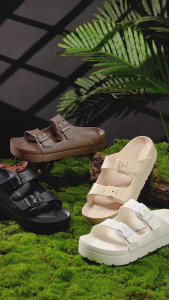 【5cm Heel】URBAN PIPE EVA Slippers For Women Adjustable Double Strap Slides Fashion Sandals UP310