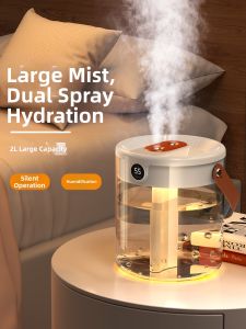 BS | Small Quiet Bedroom USB Baby Student Air Conditioned Environment Humidifier 2L