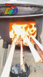 Household Wood-burning Stove for Heating and Cooking Outdoor Camping