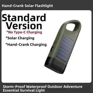 AIC | Multi-functional Solar-powered Hand-crank Flashlight