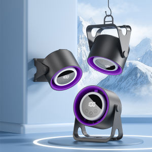 Quạt USB Mini Cầm Tay Có Màn Hình LCD - Quạt Làm Mát Nhỏ Đa Năng Để Bàn/treo Để Sử Dụng Tại Nhà Trắng/Đen