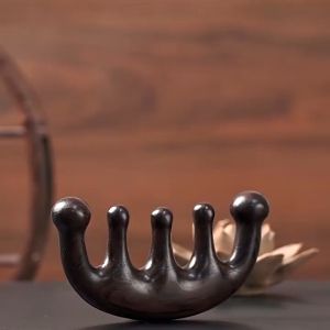 Wood Comb Sandalwood Massage Comb Meridian Massage Wooden Comb Body Massage Neck Acupuncture Scalp Resin Massage Comb 按摩梳