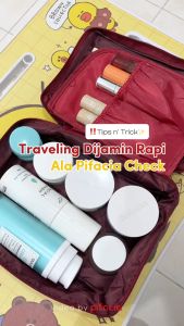 Tas Kosmetik Wanita Travel Bag Organizer Multifungsi Waterproof