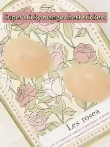 XUNDD Women Nipple Tape Push Up Silicone Mango Self Adhesive Bra Sticky Invisible Push up Silicone Bras