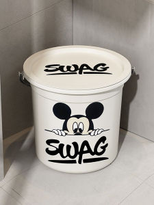 Thickened Plastic Water Bucket Home Use Handheld Large Laundry Bucket Durable for Student Dormitory Resistant to Falling