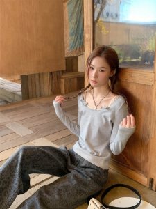 NIHAOKANONG | Bộ Đồ Nữ Knitted Cổ U Mềm Mại