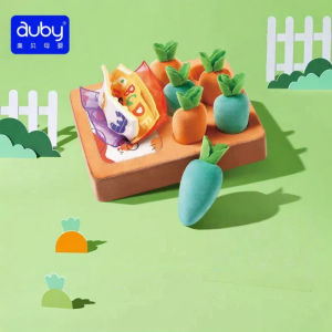 Auby | Bite-resistant Tear-proof Baby Toy Carrot Pull-out