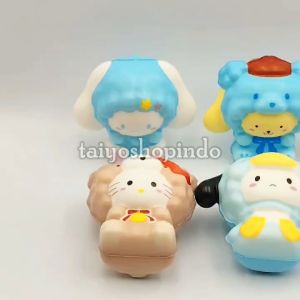TAIYO Squishy Slow Sanrio Cosplay Squishi Karakter Figure Action Cosplai Squeeze Smooth Stress Relief Mainan