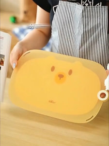 Bear Chopping Board Double-Sided Kitchen Cutting Board Antibacterial Mold-Resistant Food-Grade PP