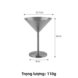 CHUANGGUANJIA | Ly Cocktail Sáng Tạo Chân Cao Inox