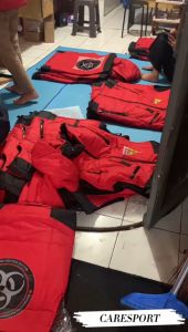 Rompi Pria Body Vest Gojek Waterproof Pelindung Dada Terbaru Parasut Taslan Ready Gratis Nama