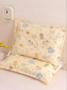 Kiss Dear | Cotton Pillow for Children Over 6 Sleep Aid Cervical Protection