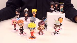 Mô hình 15 nhân vật Naruto chibi Kakashi Sasuke Itachi Gaara Sakura Minato Lee Nara Shikamaru Hinata Boruto Hokage Kiba