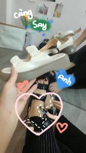 HOT LOẠI 1 -MÃ SD18 VIDEO ẢNH THẬT SANDAL NỮ QUAI BÈO HÀN QUỐC Đế Bằng Màu Đen/Kem Nâu Xan đan thời trang mới hot có quai hậu đi họ