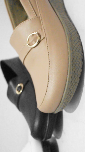 Marley Avaley 02 - Sepatu Wedges Wanita Sepatu Slip On Cewe Kerja Kantor Formal Kasual Warna Moka