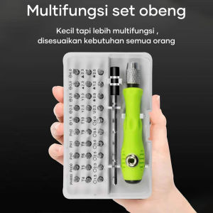 ISKU Obeng Hp Full Set lengkap original 32in1 SerbaGuna Magnetic Screwdrivers Repair tool/Obeng hp set multifungsi murah/obeng kembang