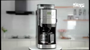 Máy pha cà phê bán tự động nhãn hiệu DSP KA3055 công suất 1000W bình chứa nước 15 L 12 cốc - Hàng chính hãng bảo hành 12 tháng