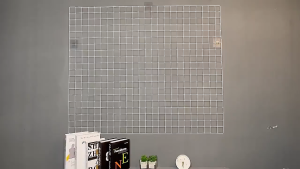 Wire Wall Grid Panel Room Decoration Wall Shelves Photo Grid Wall Display Decor Home Organizer Shelf Rack