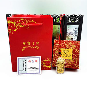 2024 New Gold Foil Cartoon Q Version Mazu Sea Goddess Pendant Tour Souvenir Activity Gift Ethnic Style Fashion Jewelry Accessory