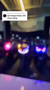 BISA COD sepasang kiri kanan 30cm 2biji Lampu Alis Neon Flexible Mobil Motor 12V Led Selang Elastis